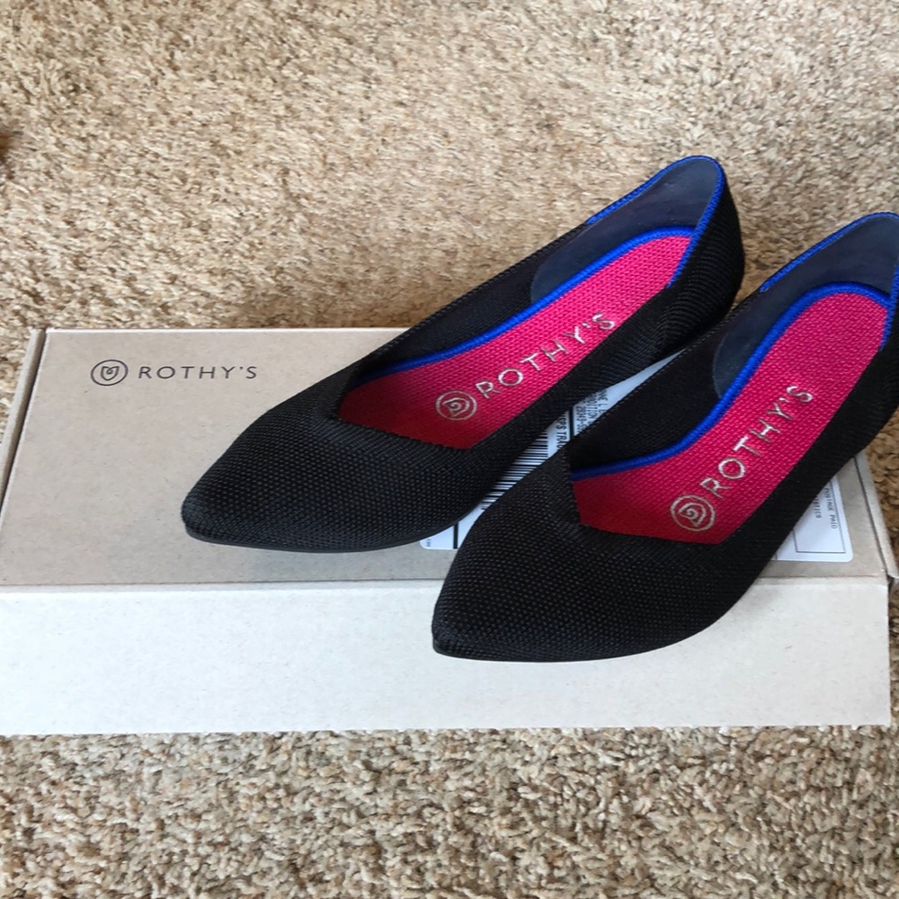 Rothy’s Women’s black flat